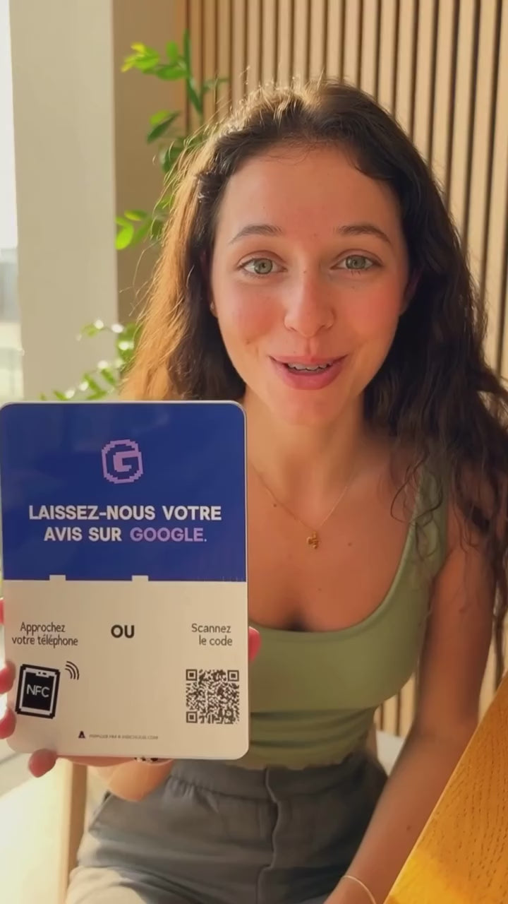 Plaque QR Code Facebook